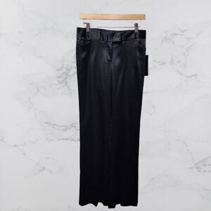 Albert Nipon NWT Satin Black Suit Pant Size 4